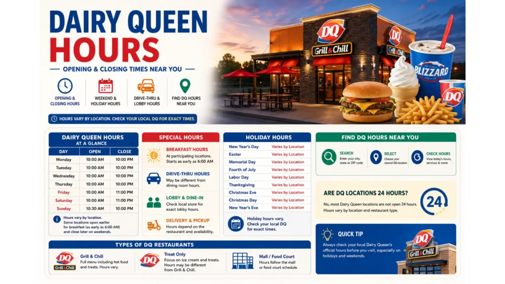 Dairy Queen Hours